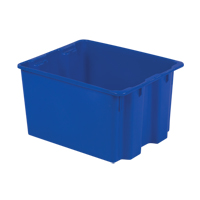 Contenants Stack-N-Nest Polylewton, 12" x 21" x 17", Bleu Groupe Belzile Dickner