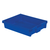 Contenants Stack-N-Nest Polylewton, 6,1" x 29,6" x 22,4", Bleu Groupe Belzile Dickner