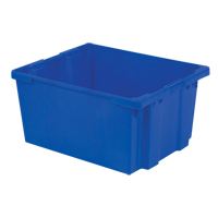 Contenants Stack-N-Nest Polylewton, 15,1" x 30,1" x 24", Bleu Groupe Belzile Dickner