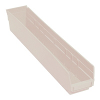 Bac pour &eacute;tag&egrave;re &eacute;conomique, 4-1/8" la, 4" h x 23-5/8" p, Ivoire Groupe Belzile Dickner