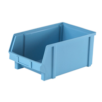 CONTENANT PLASTIBOX, BLEU, 12.8"LX 8.1" LAX6"H, 8-1/10" la, 6" h x 12-4/5" p, Bleu CD236 | Dickner Inc