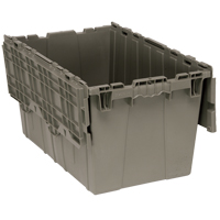Attached-Top Distribution Container, 16-1/4" x 25-3/8" x 14-1/8", Grey Groupe Belzile Dickner
