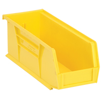 Ultra Stack & Hang Bin, 4-1/8" W x 4" H x 10-7/8" D, Yellow Groupe Belzile Dickner