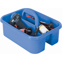 Supply Caddy, 5.5" x 13-3/8" x 13-3/8", Blue CD587 | Dickner Inc