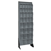 Tip-Out Bins Stand, 23-5/8" W x 8" D x 75" H, 36 Drawers Groupe Belzile Dickner