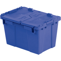 Contenants de distribution Flipak en plastique poly&eacute;thyl&egrave;ne (PE), 15,2" x 10,9" x 9,7", Bleu Groupe Belzile Dickner