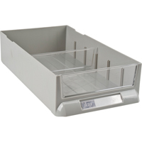 Replacement Drawer for KPC-100 Parts Cabinets, Plastic, 6-3/8" W x 11-3/10" D x 2-11/16" H, Grey Groupe Belzile Dickner