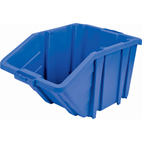 Bac g&eacute;ant en plastique, 15-1/2" la x 13" H x 25" p, Bleu, Capacit&eacute; 200 lb Groupe Belzile Dickner