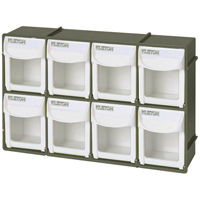 Heavy-Duty Tilt Bin, 11-3/4" W x 2-3/4" D x 7-7/8" H, 8 Drawers Groupe Belzile Dickner
