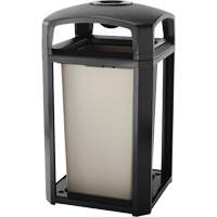 Landmark Series Classic Ash Tray & Waste Receptacle, Plastic, 50 US gal. Capacity, 46-1/2" Height Groupe Belzile Dickner