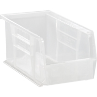 Clear-View Ultra Stack & Hang Bin, 4-1/8" W x 4" H x 10-7/8" D, Clear Groupe Belzile Dickner
