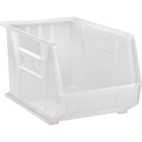 Clear-View Ultra Stack & Hang Bin, 11" W x 10" H x 18" D, Clear Groupe Belzile Dickner