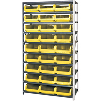 &eacute;l&eacute;ment de rayonnage avec bacs empilables, Acier, Bac Magnum, Capacit&eacute; 650 lb, 42" la x 76" h Groupe Belzile Dickner