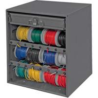 Wire and Terminal Storage Cabinet, Steel, 1 Drawers, 15-9/16" x 11-7/8" x 16-3/8", Grey Groupe Belzile Dickner