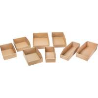 Boîtes profondes en carton ondul&eacute;, 11-3/4" la x 17-1/4" p x 4-1/2" h, Beige Groupe Belzile Dickner
