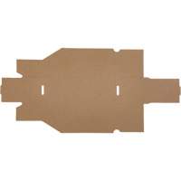 Boîtes profondes en carton ondul&eacute;, 3-3/4" la x 11-1/4" p x 4-1/2" h, Beige Groupe Belzile Dickner