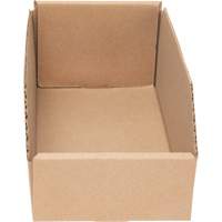 Boîtes profondes en carton ondul&eacute;, 5-3/4" la x 11-1/4" p x 4-1/2" h, Beige Groupe Belzile Dickner