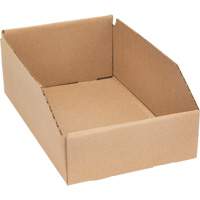 Boîtes profondes en carton ondul&eacute;, 7-5/8" la x 11-5/16" p x 4-1/2" h, Beige Groupe Belzile Dickner