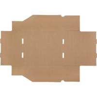 Boîtes profondes en carton ondul&eacute;, 9-3/4" la x 11-1/4" p x 4-1/2" h, Beige Groupe Belzile Dickner