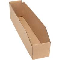 Boîtes profondes en carton ondul&eacute;, 1-7/8" la x 17-1/8" p x 4-1/2" h, Beige Groupe Belzile Dickner