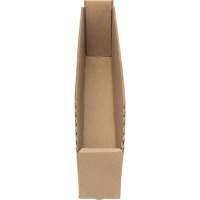 Boîtes profondes en carton ondul&eacute;, 2-7/8" la x 17-1/4" p x 4-1/2" h, Beige Groupe Belzile Dickner