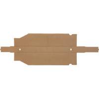 Boîtes profondes en carton ondul&eacute;, 2-7/8" la x 17-1/4" p x 4-1/2" h, Beige Groupe Belzile Dickner