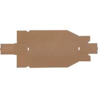 Boîtes profondes en carton ondul&eacute;, 3-3/4" la x 17-1/4" p x 4-1/2" h, Beige Groupe Belzile Dickner
