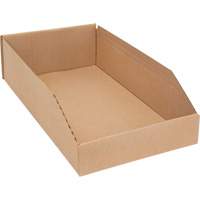 Boîtes profondes en carton ondul&eacute;, 9-3/4" la x 17-1/4" p x 4-1/2" h, Beige Groupe Belzile Dickner