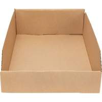 Boîtes profondes en carton ondul&eacute;, 11-3/4" la x 17-1/4" p x 4-1/2" h, Beige Groupe Belzile Dickner