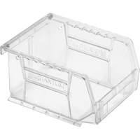 Crystal Clear Ultra Bins, 4-1/8" W x 3" H x 5-3/8" D, Clear Groupe Belzile Dickner