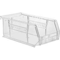 Crystal Clear Ultra Bins, 4-1/8" W x 3" H x 7-3/8" D, Clear Groupe Belzile Dickner