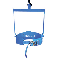 Ensemble de l&egrave;ve-baril manuel inclinable, Baril de 55 gal. US (45 gal. imp.), Capacit&eacute; 800 lb/363 kg Groupe Belzile Dickner