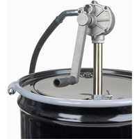 Pompes rotatives pour barils, Aluminium, Pour capacit&eacute; 15-55 gal., 6-3/4 oz par r&eacute;volution Groupe Belzile Dickner