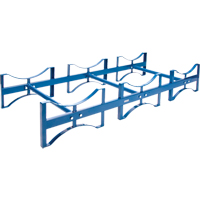 Drum Stacking Rack, 3 Drums, 2400 lbs. Capacity, 71-1/2" W x 30" D x 12-1/2" H Groupe Belzile Dickner