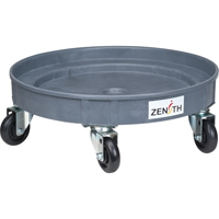 Socle roulant pour baril de confinement des fuites, 24.25" dia. X 8,625" H, Cap. de d&eacute;versement 1,5 gal. US Groupe Belzile Dickner