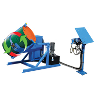 Drum Tumbler Tilt to Load, 55 US gal. (45 Imperial Gal.) Capacity, Variable Speed, 2 HP Groupe Belzile Dickner