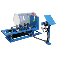 Hydra-Lift Drum Rotator / Roller, 55 US gal. (45 Imperial Gal.) Capacity, Variable Speed, 1 HP Groupe Belzile Dickner
