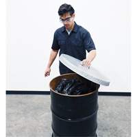 Galvanized Steel Open Head Drum Cover Groupe Belzile Dickner