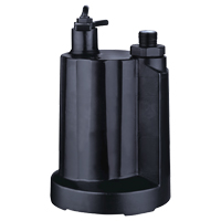 Pompe utilitaire submersible, 1/3 CV, 2160 gal./h, 115 V, 4 A Groupe Belzile Dickner