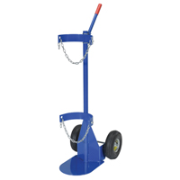 Chariot pour bouteille de gaz, Roues Pneumatique, Base de 12" la x 15-1/2" lo, 500 lb Groupe Belzile Dickner