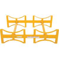 Porte-barils empilable en acier, 2 barils, Capacit&eacute; de 1600 lb, 45-1/2" la x 29-7/8" p x 12-3/4" h Groupe Belzile Dickner