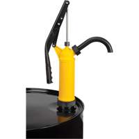 Pompe &agrave; baril de type levier, Polypropyl&egrave;ne, 14 oz/course, Pour barils de 5-55 gal. Groupe Belzile Dickner