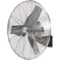 Stainless Steel Food Service Washdown Air Circulating Fans, Industrial, 1 Speed, 20" Diameter Groupe Belzile Dickner