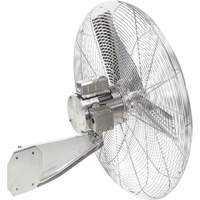 Stainless Steel Food Service Washdown Air Circulating Fans, Industrial, 1 Speed, 20" Diameter Groupe Belzile Dickner