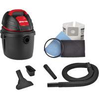 Aspirateur portable pour atelier, Secs-humides, 2,5 CV, 2,5 gal. US (9,5 litres) Groupe Belzile Dickner