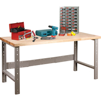 Pre-Designed Workbench, Top & Legs Only, 2500 lbs. Cap., 72" W x 30" D, 34" H Groupe Belzile Dickner