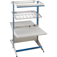 Arlink Preconfigured Workstation, 60" W x 56" D x 84" H, Double Sided Starter Groupe Belzile Dickner