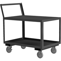 Low Deck Service Truck, 2 Tiers, 18-1/4" W x 33" D x 37-1/2" H, 1200 lbs. Cap. Groupe Belzile Dickner