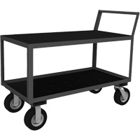 Low Profile Instrument Cart, 2 Tiers, 24-1/4" W x 39" D x 40-15/16" H, 1200 lbs. Cap. Groupe Belzile Dickner