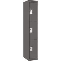 Casiers Clean Line, 3 niveaux, 12" x 18" x 72", Acier, Charbon, Rivet (assembl&eacute;) Groupe Belzile Dickner